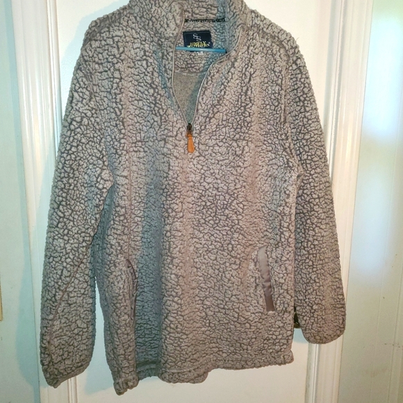 Simply Southern Jackets & Blazers - Simply southern sherpa sz XL grey EUC
